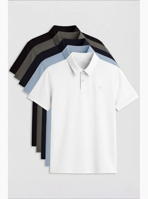 Heren polo t-shirt van katoenmix tommy - Kiabi