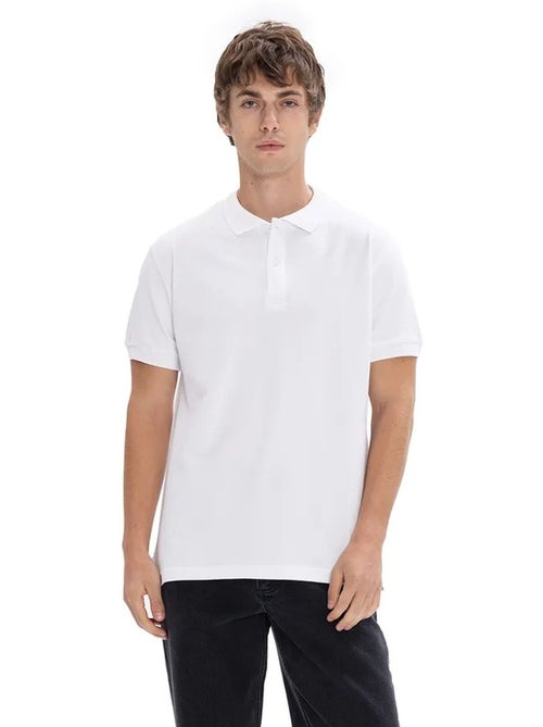 Heren poloshirt effen giesto - Kiabi