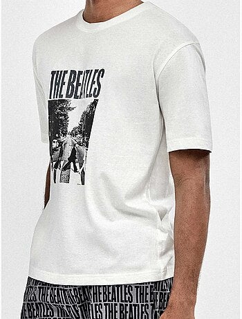 Heren pyjama bedrukt met the beatles