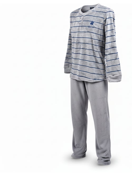 Heren pyjama fleece GEHEIM CLUB Z2653 - Kiabi Heren pyjama fleece GEHEIM CLUB Z2653 - Kiabi