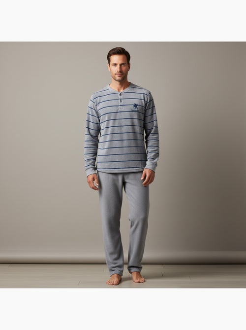 Heren pyjama fleece GEHEIM CLUB Z2653 - Kiabi Heren pyjama fleece GEHEIM CLUB Z2653 - Kiabi