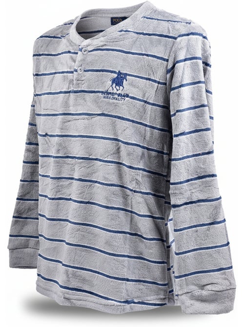 Heren pyjama fleece GEHEIM CLUB Z2653 - Kiabi Heren pyjama fleece GEHEIM CLUB Z2653 - Kiabi