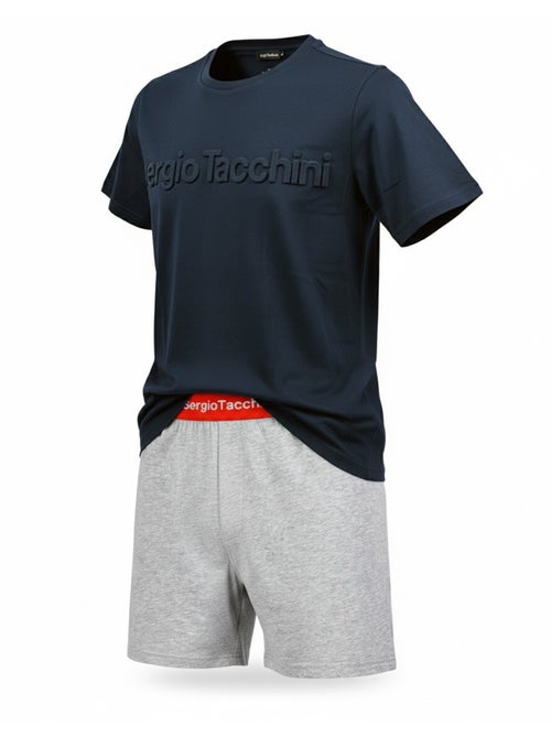 Heren Pyjama Kort Sergio Tacchini - Kiabi Heren Pyjama Kort Sergio Tacchini - Kiabi
