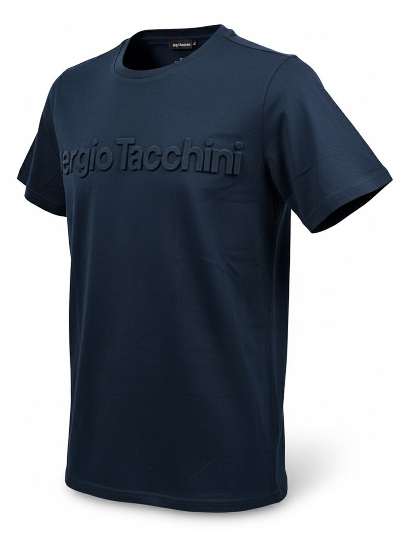 Heren Pyjama Kort Sergio Tacchini Blauw Marineblauw Grijs - Kiabi