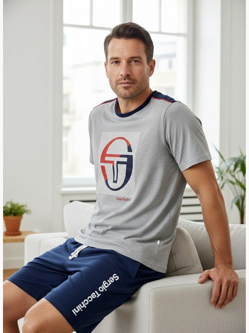 Heren Pyjama Kort Sergio Tacchini - Kiabi Heren Pyjama Kort Sergio Tacchini - Kiabi