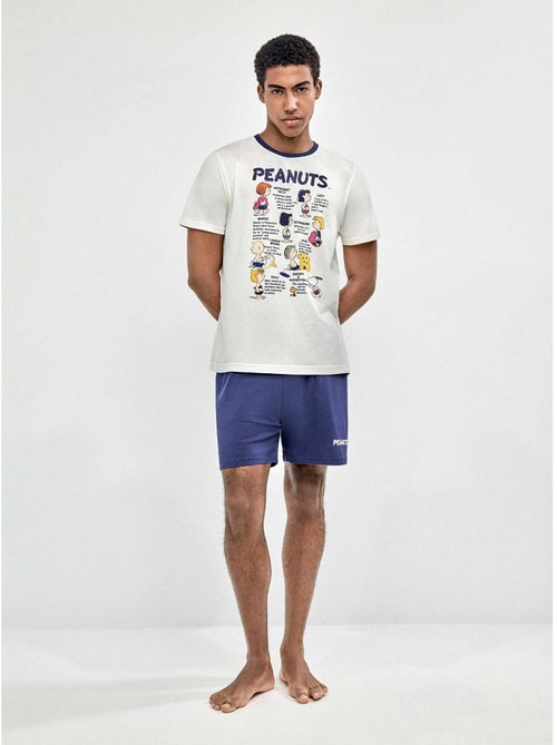 Heren pyjama met peanuts print - Kiabi