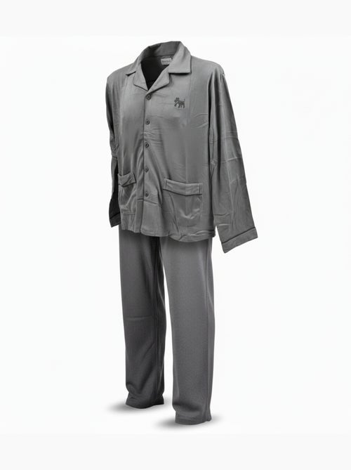 Heren pyjama winter fleece met knopen c2530 - Kiabi Heren pyjama winter fleece met knopen c2530 - Kiabi