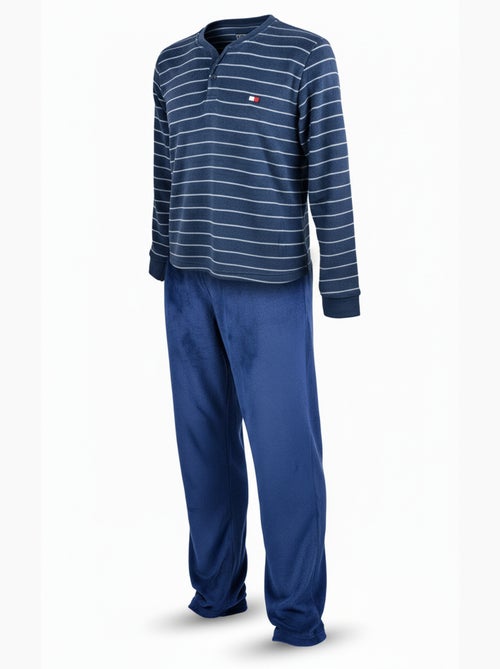Heren pyjama winter fleece ultra zacht Z2655 - Kiabi Heren pyjama winter fleece ultra zacht Z2655 - Kiabi