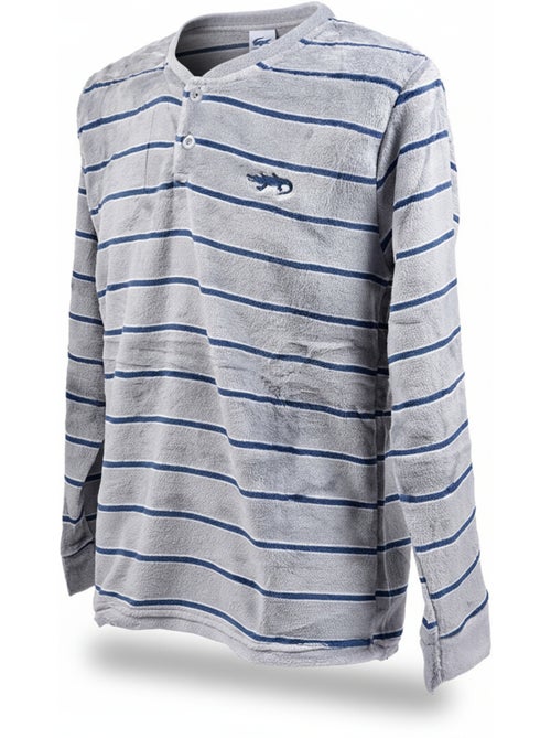 Heren pyjama winter fleece zacht RAYURE Z2654 - Kiabi Heren pyjama winter fleece zacht RAYURE Z2654 - Kiabi