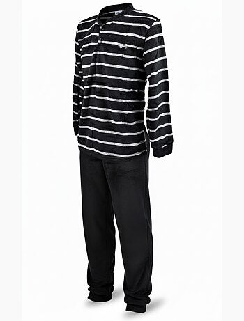 Heren pyjama winter fleece zacht RAYURE Z2654