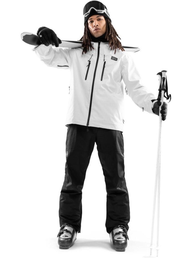 Heren recco® snowboardjas Wit - Kiabi