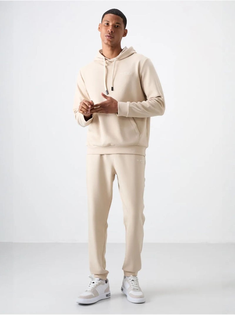 Heren set met hoodie en broek tommy Klei-beige - Kiabi