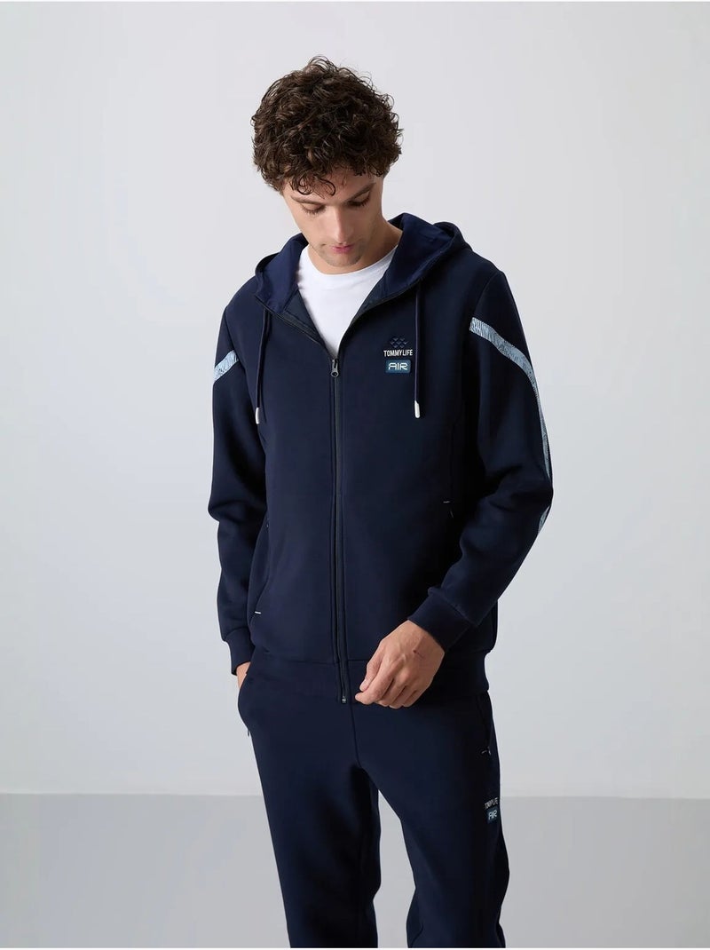 Heren set met hoodie en broek tommy Marineblauw - Kiabi