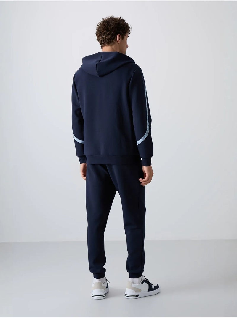 Heren set met hoodie en broek tommy Marineblauw - Kiabi