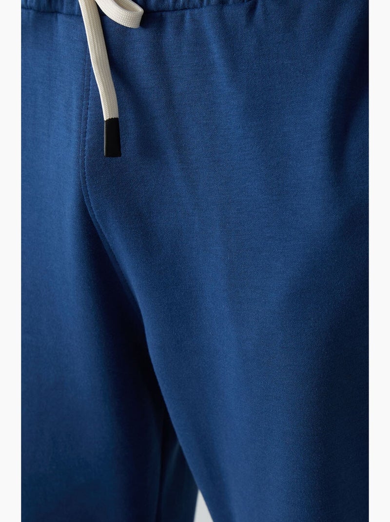 Heren set met oversized t-shirt en broek tommy Blauw - Kiabi