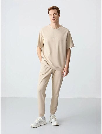 Heren set met oversized t-shirt en broek tommy