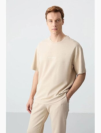 Heren set met oversized t-shirt en broek tommy