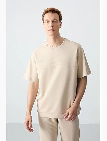 Heren set met oversized t-shirt en broek tommy