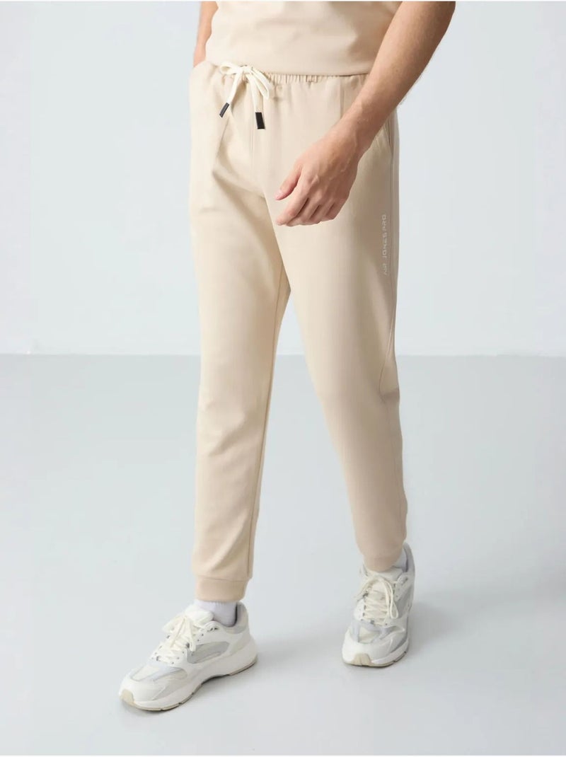 Heren set met oversized t-shirt en broek tommy Klei-beige - Kiabi