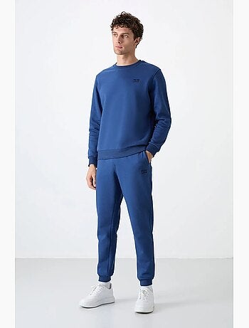 Heren set met sweatshirt en broek met ronde hals en lange mouwen tommy