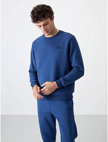 Heren set met sweatshirt en broek met ronde hals en lange mouwen tommy
