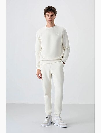 Heren set met sweatshirt en broek met ronde hals en lange mouwen tommy