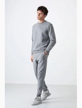 Heren set met sweatshirt en broek met ronde hals en lange mouwen tommy