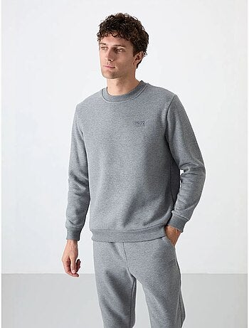 Heren set met sweatshirt en broek met ronde hals en lange mouwen tommy