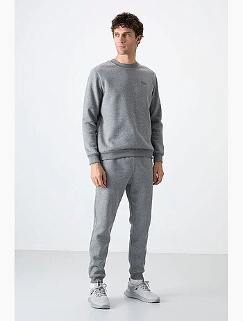 Heren set met sweatshirt en broek met ronde hals en lange mouwen tommy