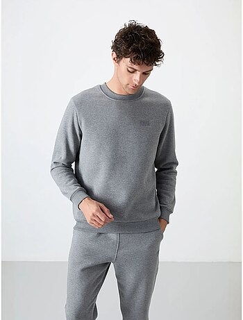 Heren set met sweatshirt en broek met ronde hals en lange mouwen tommy