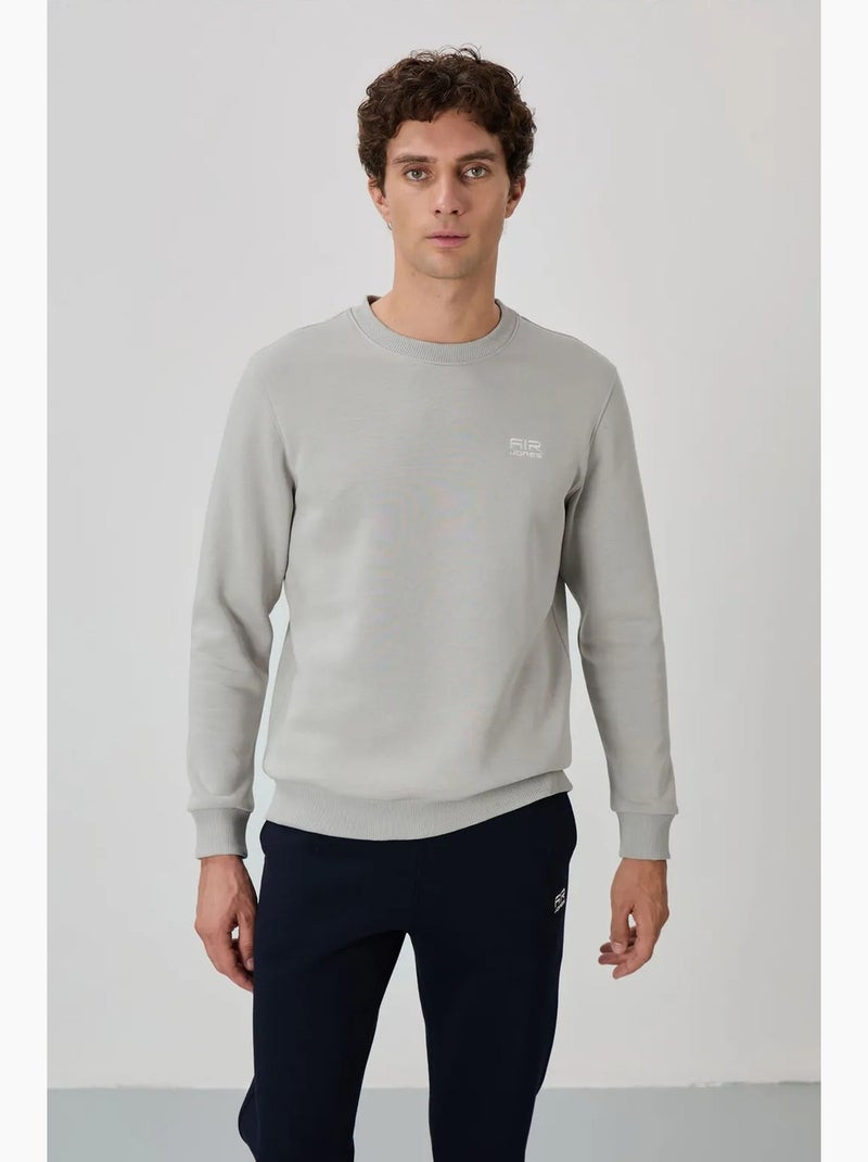 Heren set met sweatshirt en broek met ronde hals en lange mouwen tommy Marineblauw - Kiabi