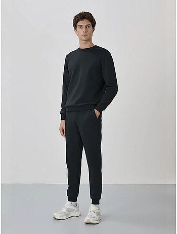 Heren set met sweatshirt en broek met ronde hals en lange mouwen tommy