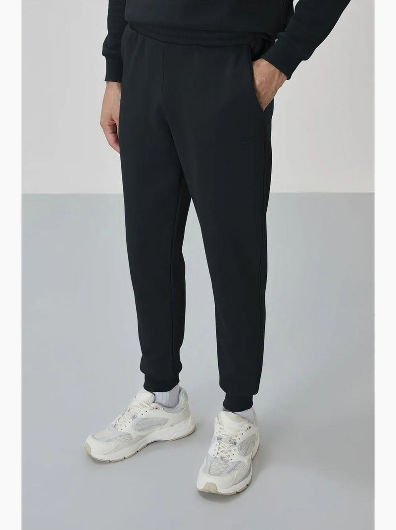 Heren set met sweatshirt en broek met ronde hals en lange mouwen tommy Petrolblauw - Kiabi
