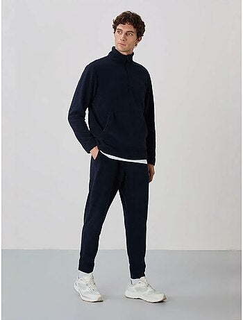 Heren set van sweater en broek met ritskraag tommy