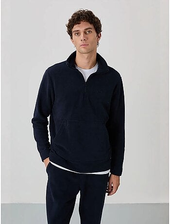 Heren set van sweater en broek met ritskraag tommy
