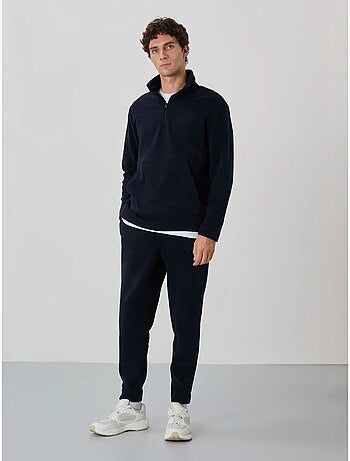 Heren set van sweater en broek met ritskraag tommy