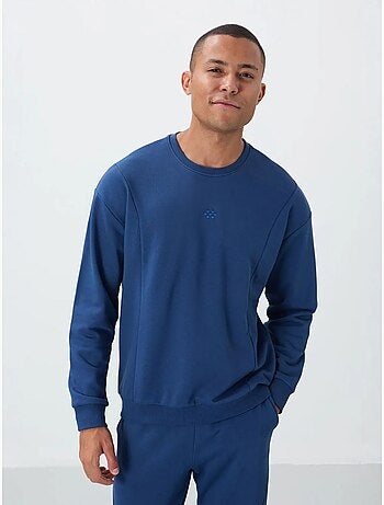 Heren set van sweatshirt en broek in katoenmix fleece tommy