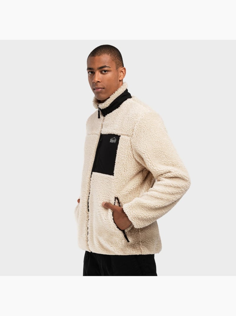 Heren sherpa jas Beige - Kiabi