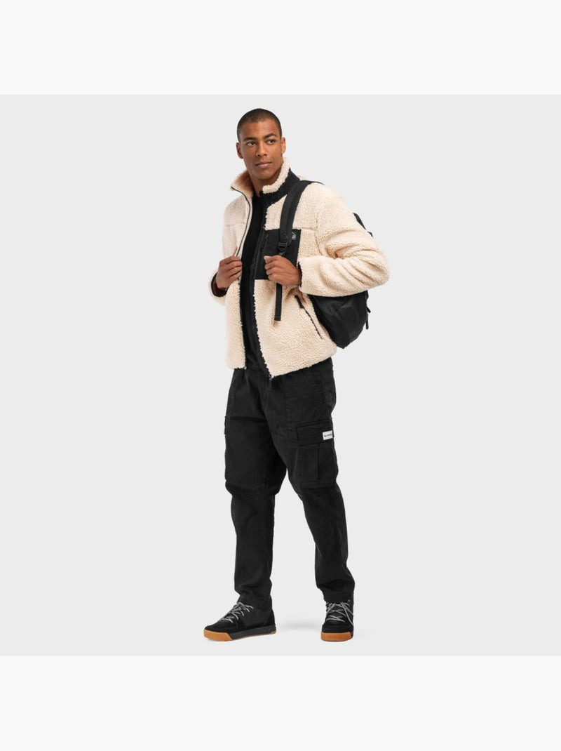 Heren sherpa jas Beige - Kiabi