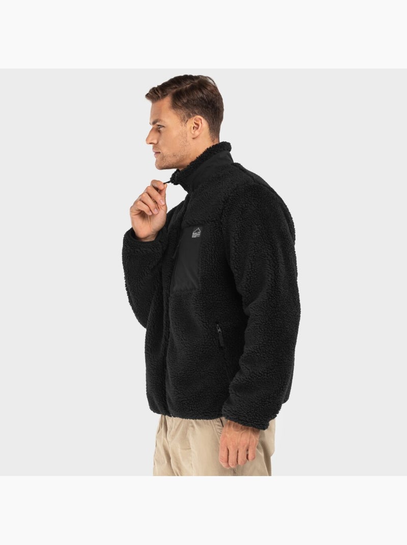 Heren sherpa jas Zwart - Kiabi