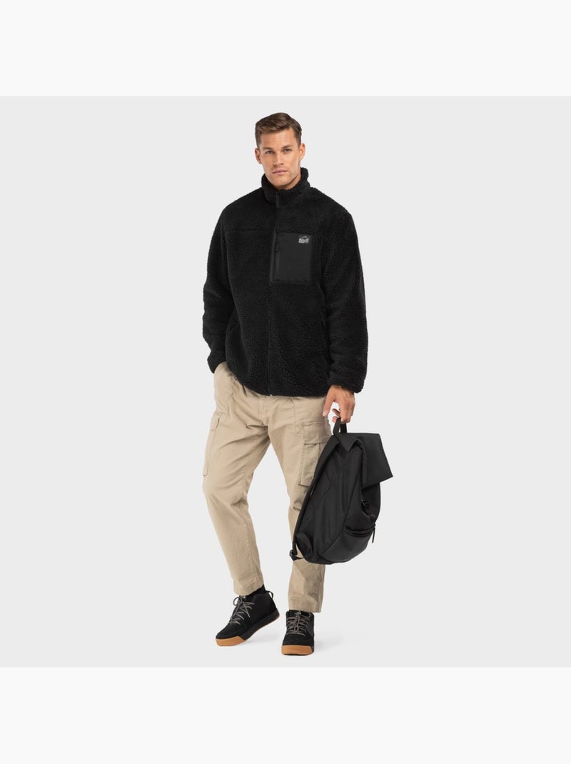 Heren sherpa jas Zwart - Kiabi