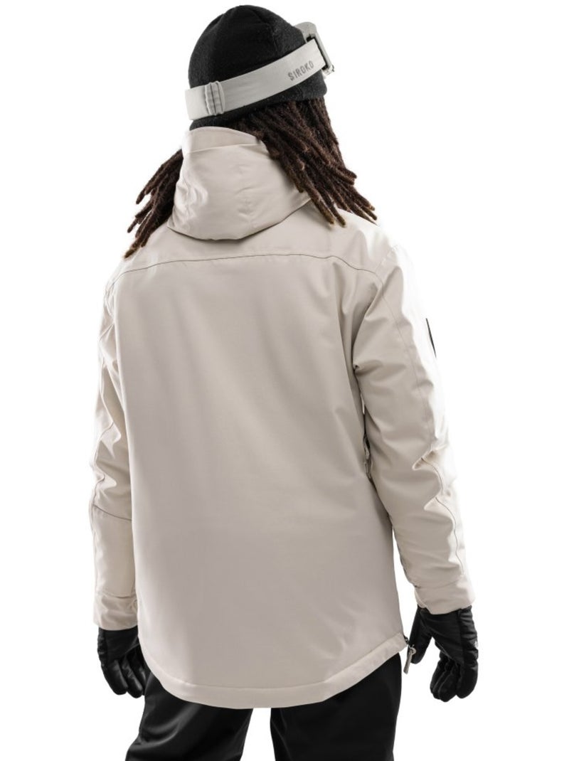 Heren snowboardjas Beige - Kiabi