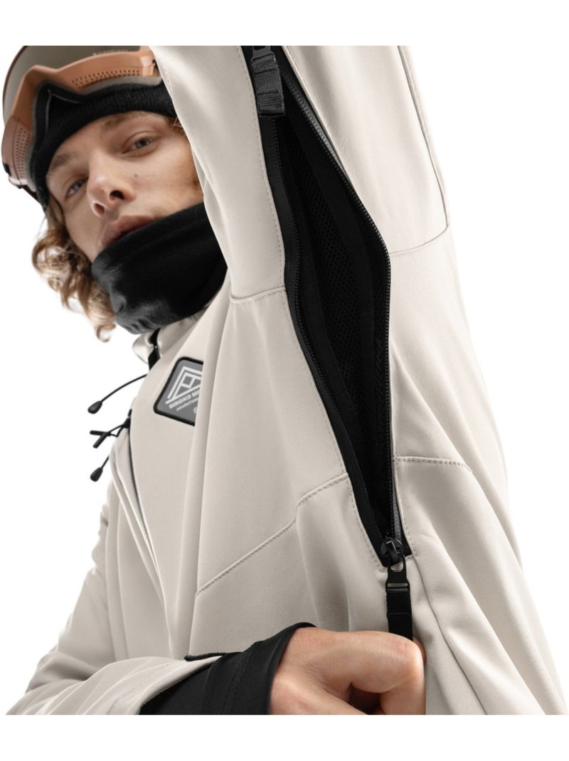 Heren snowboardjas Beige - Kiabi