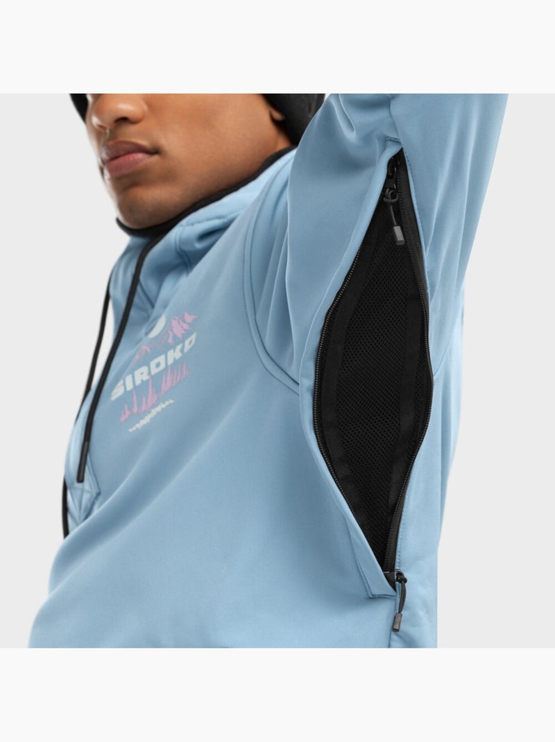 Heren snowboardjas Blauw - Kiabi