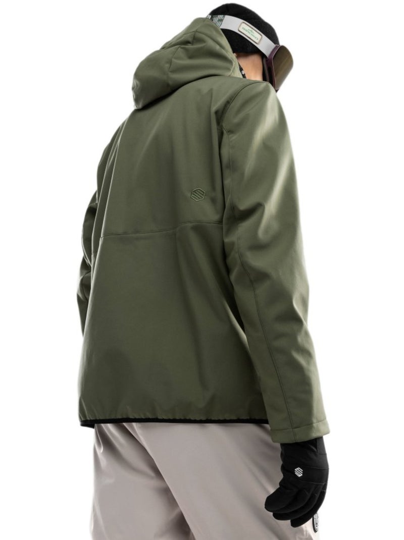 Heren snowboardjas Groen - Kiabi