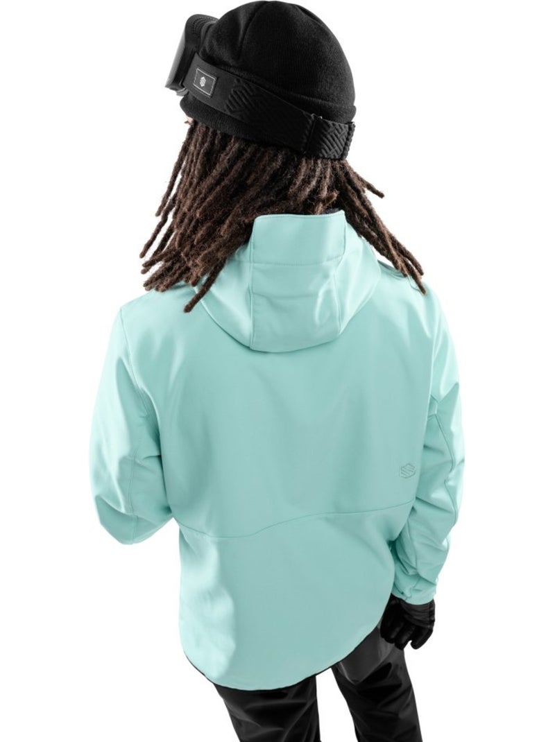 Heren snowboardjas Turkoois - Kiabi