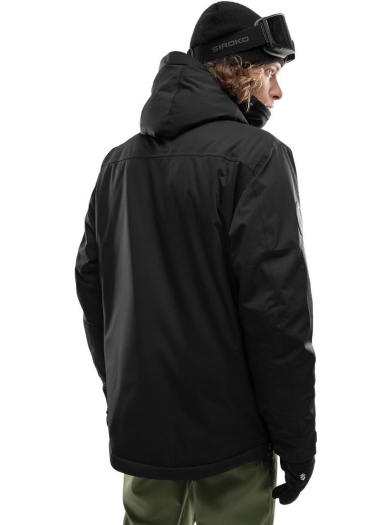 Heren snowboardjas Zwart - Kiabi