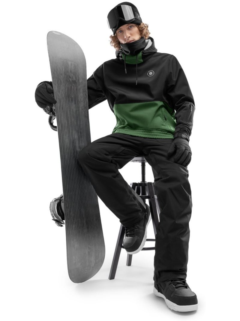 Heren snowboardjas Zwart - Kiabi