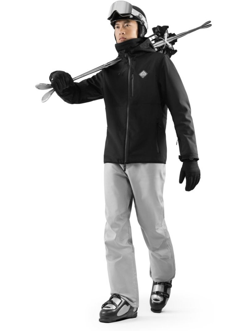 Heren snowboardjas Zwart - Kiabi