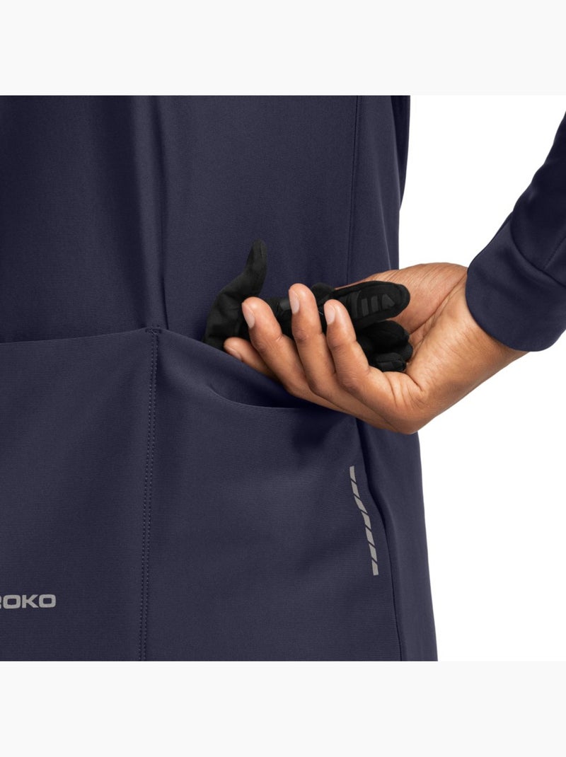 Heren softshell fietsjas Marineblauw - Kiabi